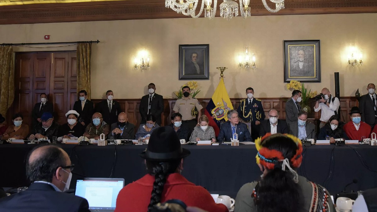 Conaie afirma haber avanzado en al menos seis puntos de su propuesta tras diálogo con el Ejecutivo de Ecuador