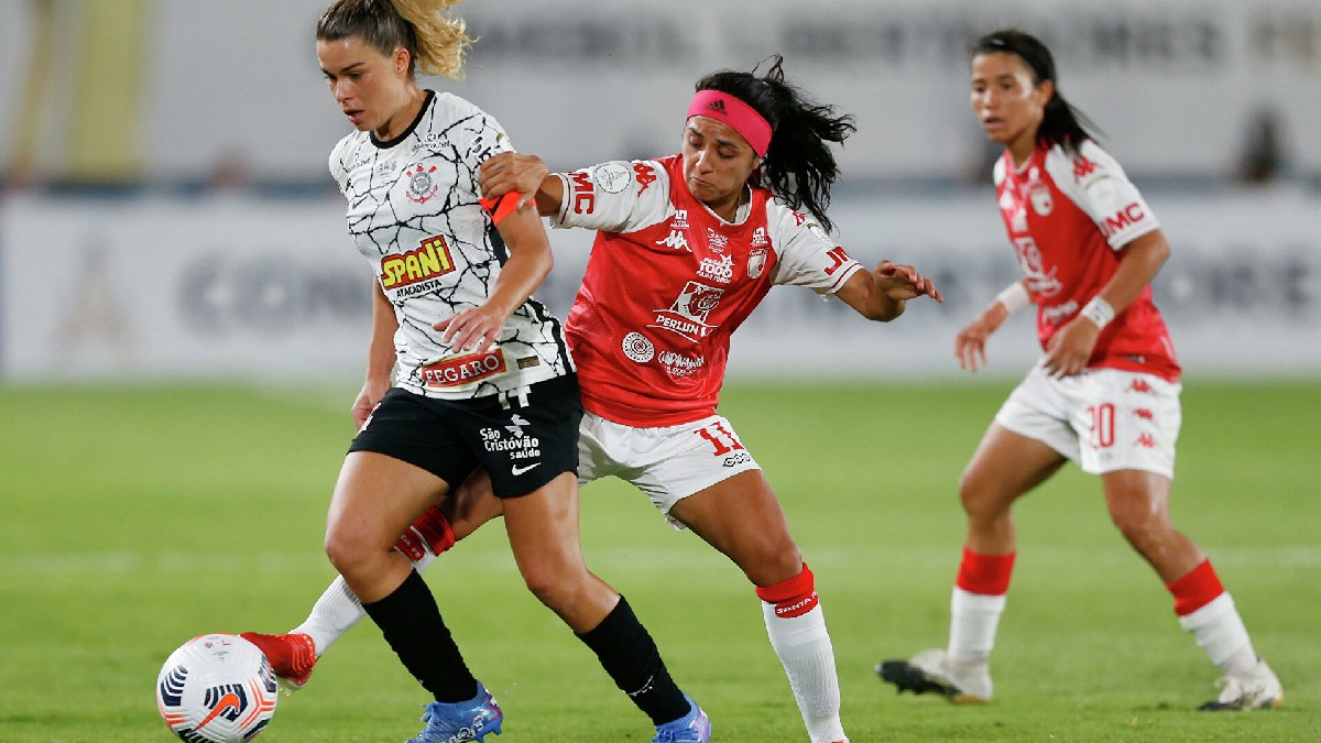 Jugadoras del Corinthians se coronan como las campeonas de la Copa Libertadores femenina