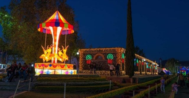 ¡Una blanca navidad! Visita la Villa Iluminada de Atlixco
