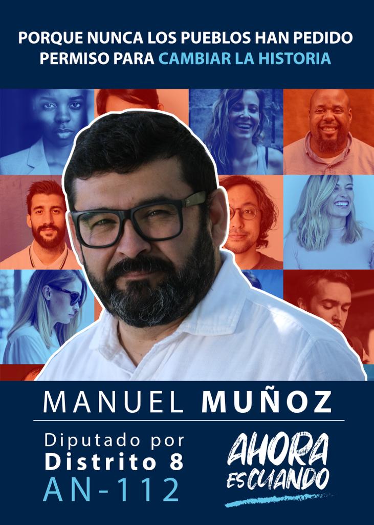 Manuel Muñoz (DA!): «Propongo que el excedente de riqueza de la extracción de recursos naturales sea destinado a un Fondo Público de Pensiones»