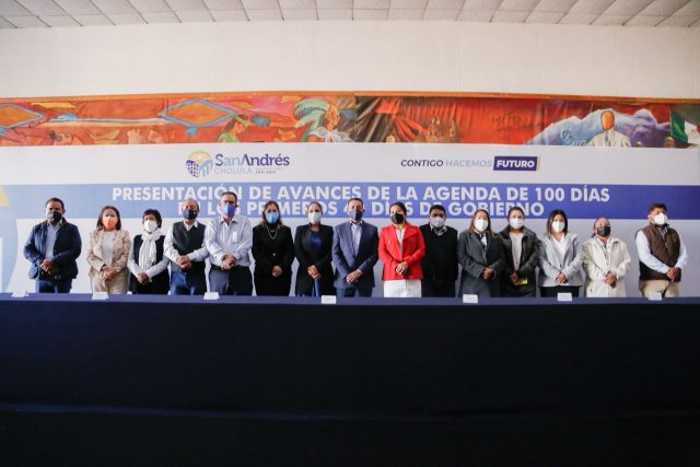 Reporta gobierno de San Andrés Cholula avance del 40% en la agenda de 100 días
