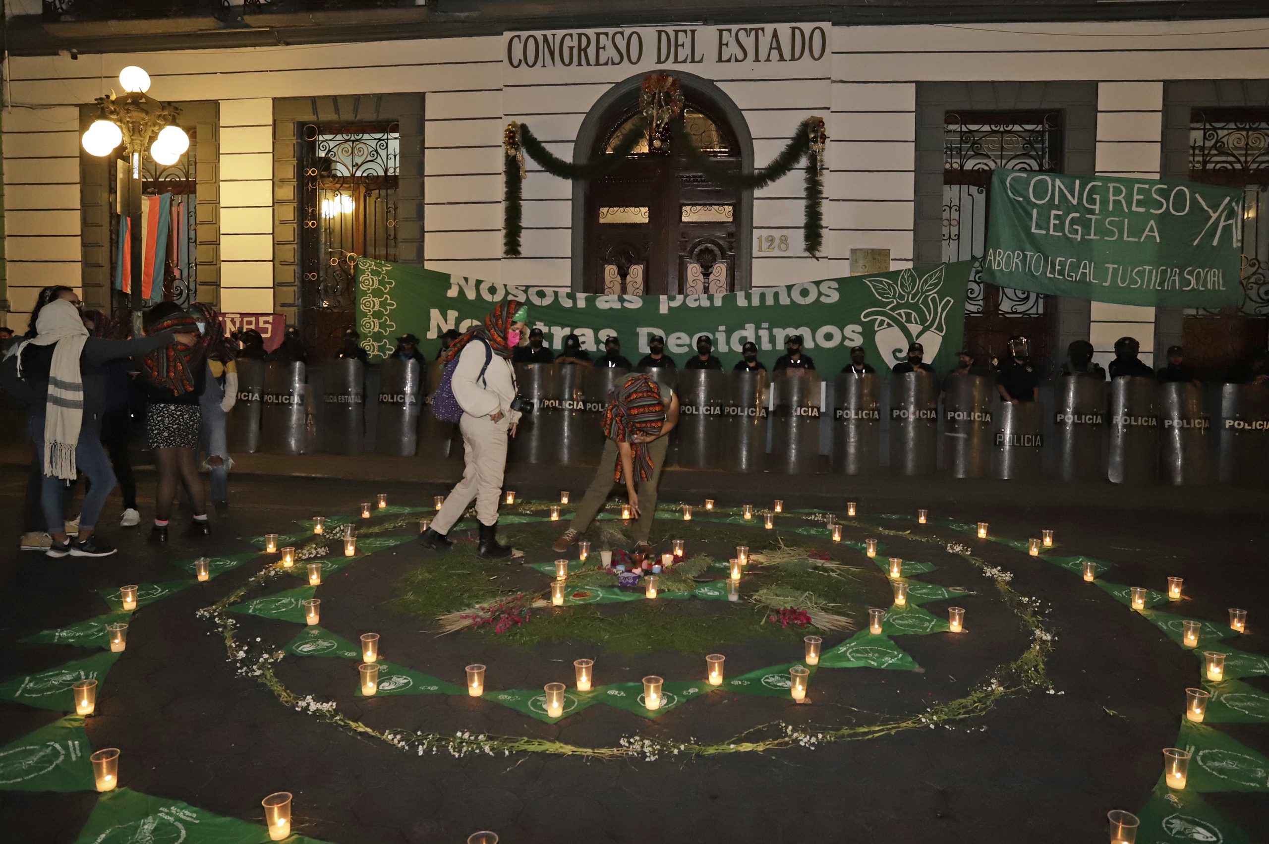 Manifestación proaborto en Puebla