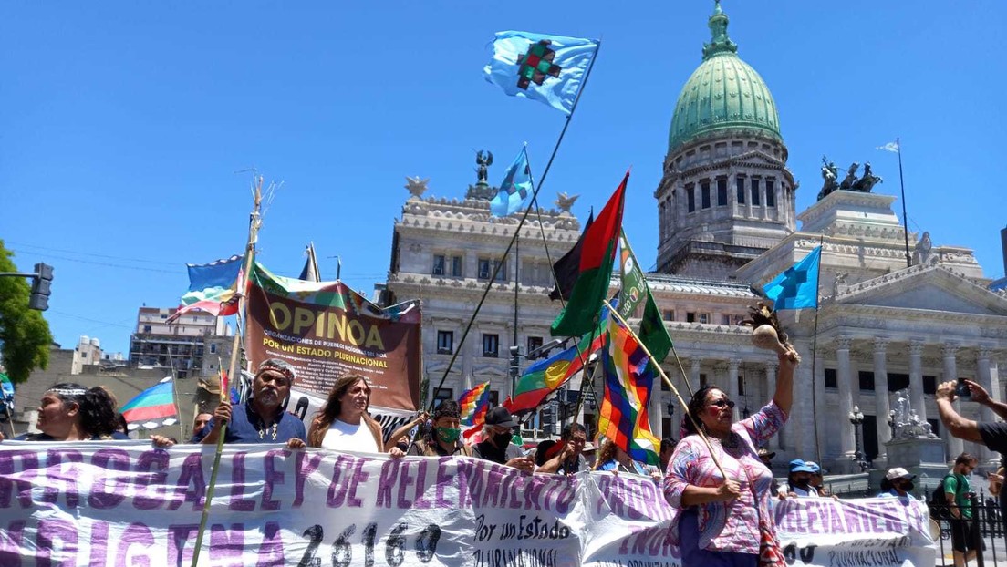 Se movilizaron las comunidades originarias de Argentina contra la ley que suspende los desalojos de las tierras ancestrales