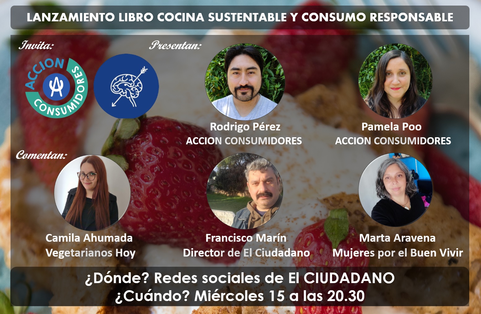 Por plataformas digitales de El Ciudadano: Lanzan libro que entrega herramientas para combatir el cambio climático desde la cocina