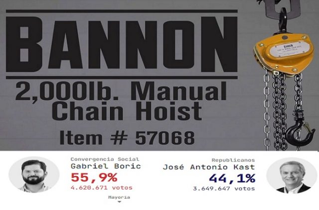 El fracaso de la ultraderecha chilena con su manual Bannon y los fake news en la elección presidencial