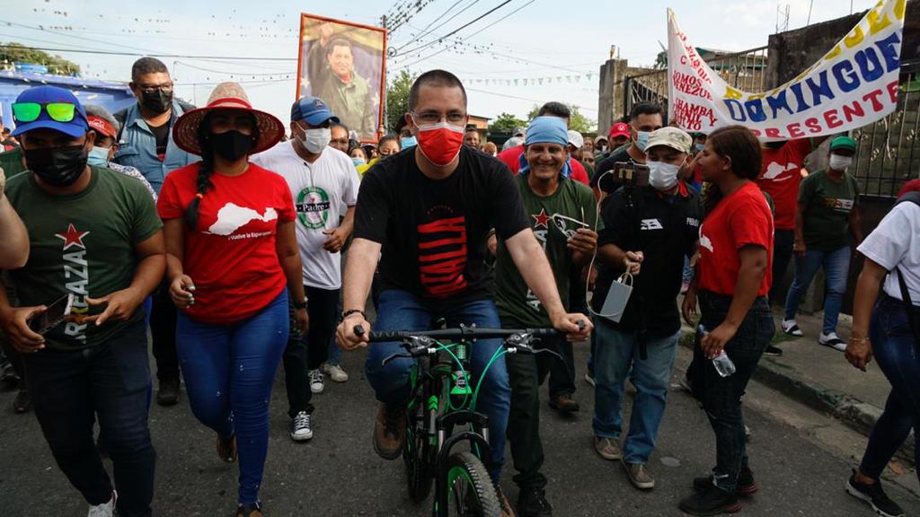 Campaña electoral toma calor en Barinas: Jorge Arreaza se compromete a combatir la corrupción
