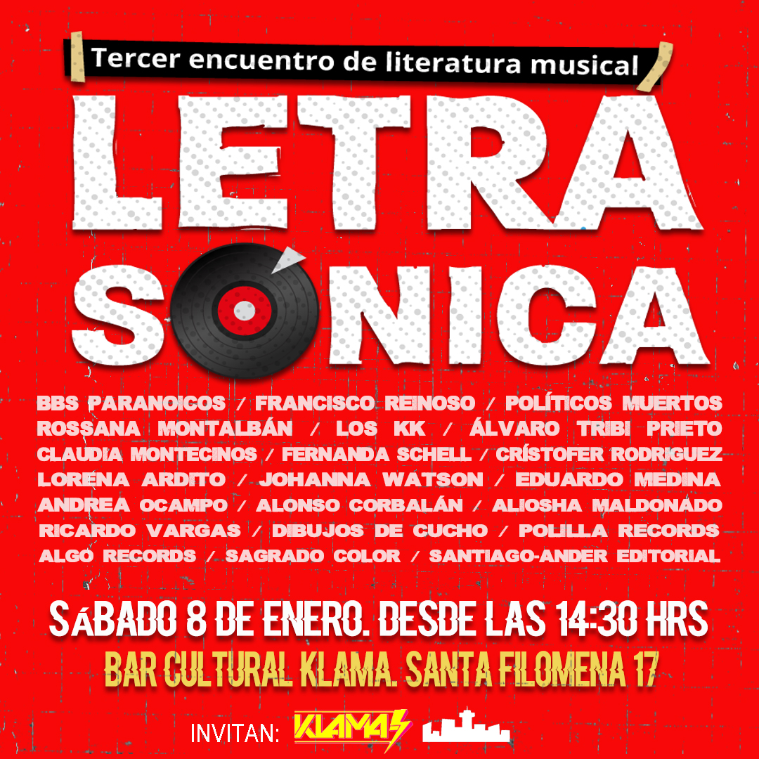 Letra Sónica: Encuentro de literatura musical anuncia su tercera versión