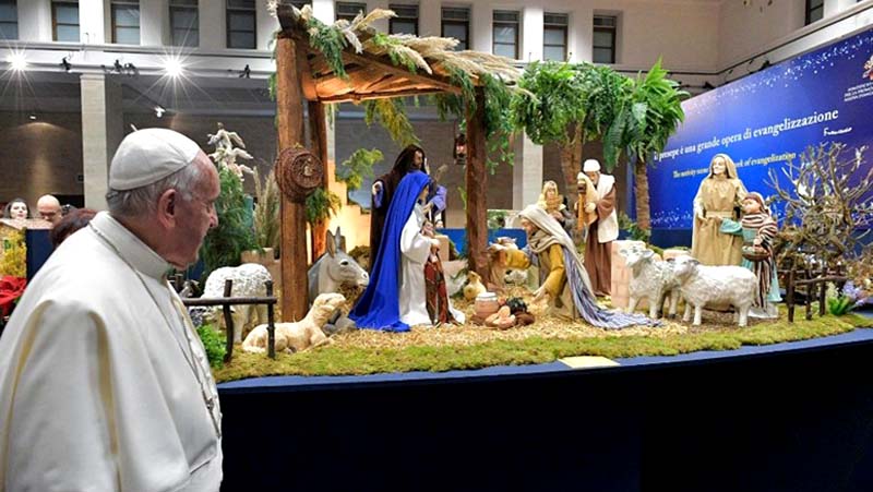 Pesebre venezolano presente entre los 126 de El Vaticano