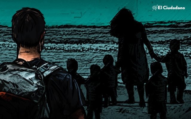 Anthony y su familia migran medio continente hacia EU