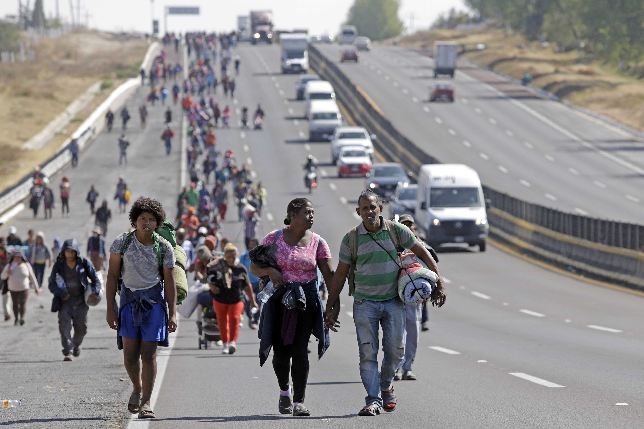 Delincuencia se cuela en caravanas migrantes