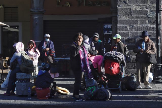Caravana Migrante en Puebla