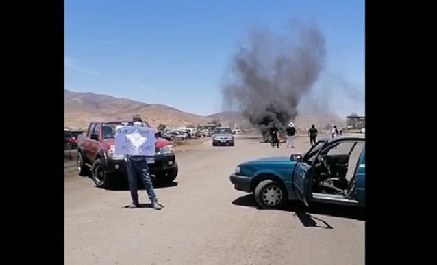 Andacollo: Manifestación por continuos impactos de tronaduras mineras que afecta a comunidad rural El Toro