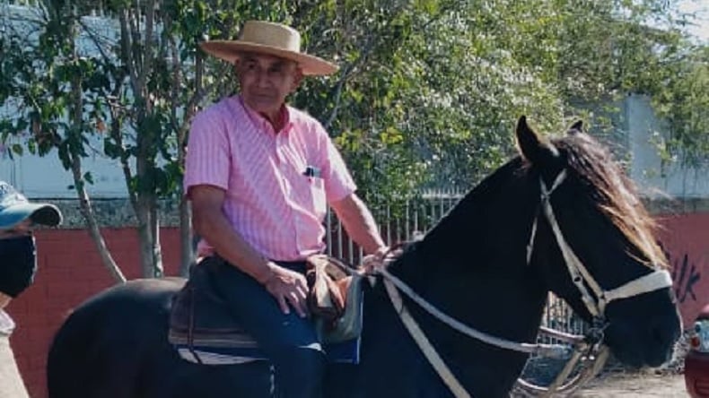 Por falta de micros: Hombre llegó a votar a caballo en Quillota