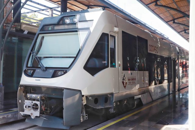 Suspenden tren turístico Puebla-Cholula; invertirán 700 mil euros para estudio de operación