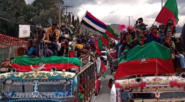 Minga indígena vuelve a ratificar el carácter pacífico de la marcha hacia Cali