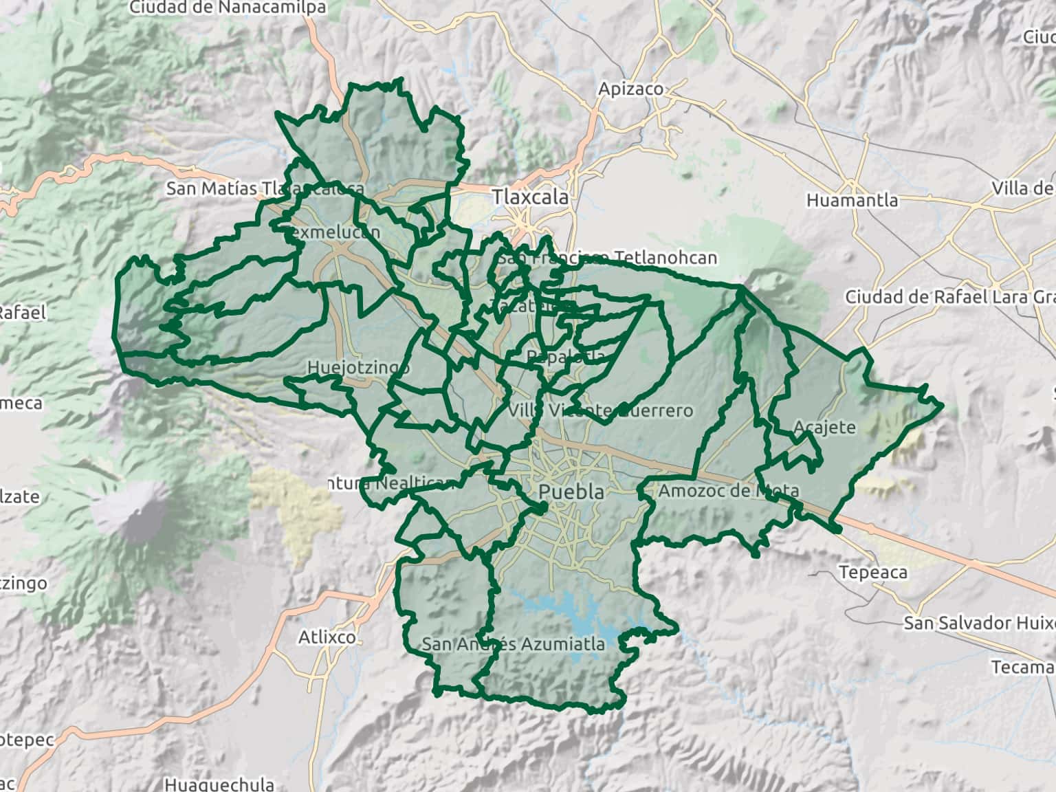 zona metropolitana puebla tlaxcala