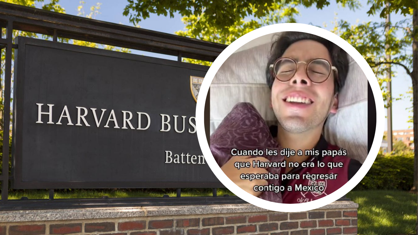 En TikTok, mexicano es viral por afirmar dejar Harvard para volver con su ex