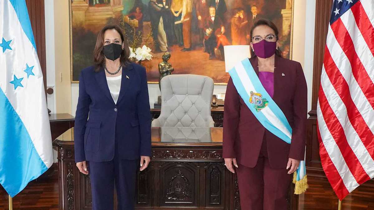 Presidenta de Honduras y Vicepresidenta de EE.UU. se reunieron para hablar sobre migración