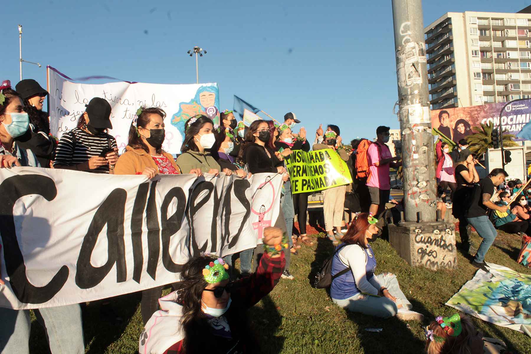 Concepción: Realizan marcha en contra de las intervenciones en el Santuario de la Naturaleza de Hualpén