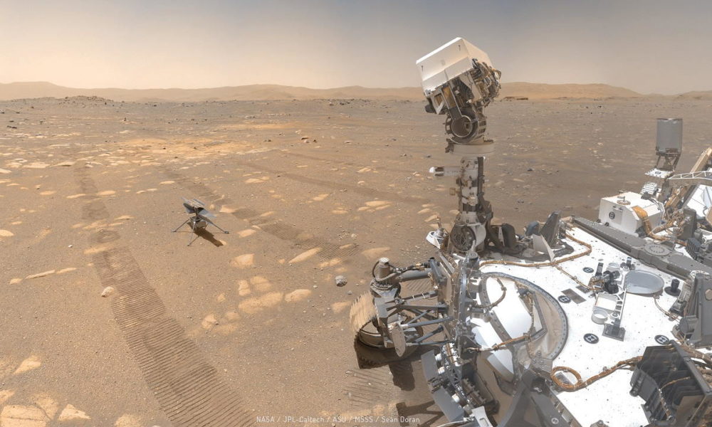 «Sistema de lagos» detectado en Marte en 2018 serían un espejismo