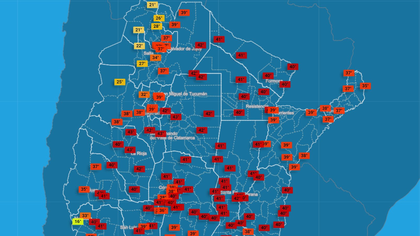 Argentina atraviesa fuerte ola de calor y ya registra algunos récords en varias localidades