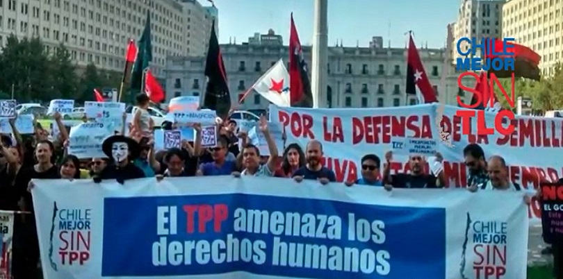 «Vamos por una Constitución libre de TPP11, apoyando la iniciativa popular constituyente”