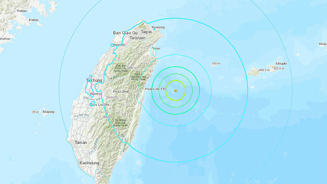 Sismo de magnitud 6,2 sacude Taiwán