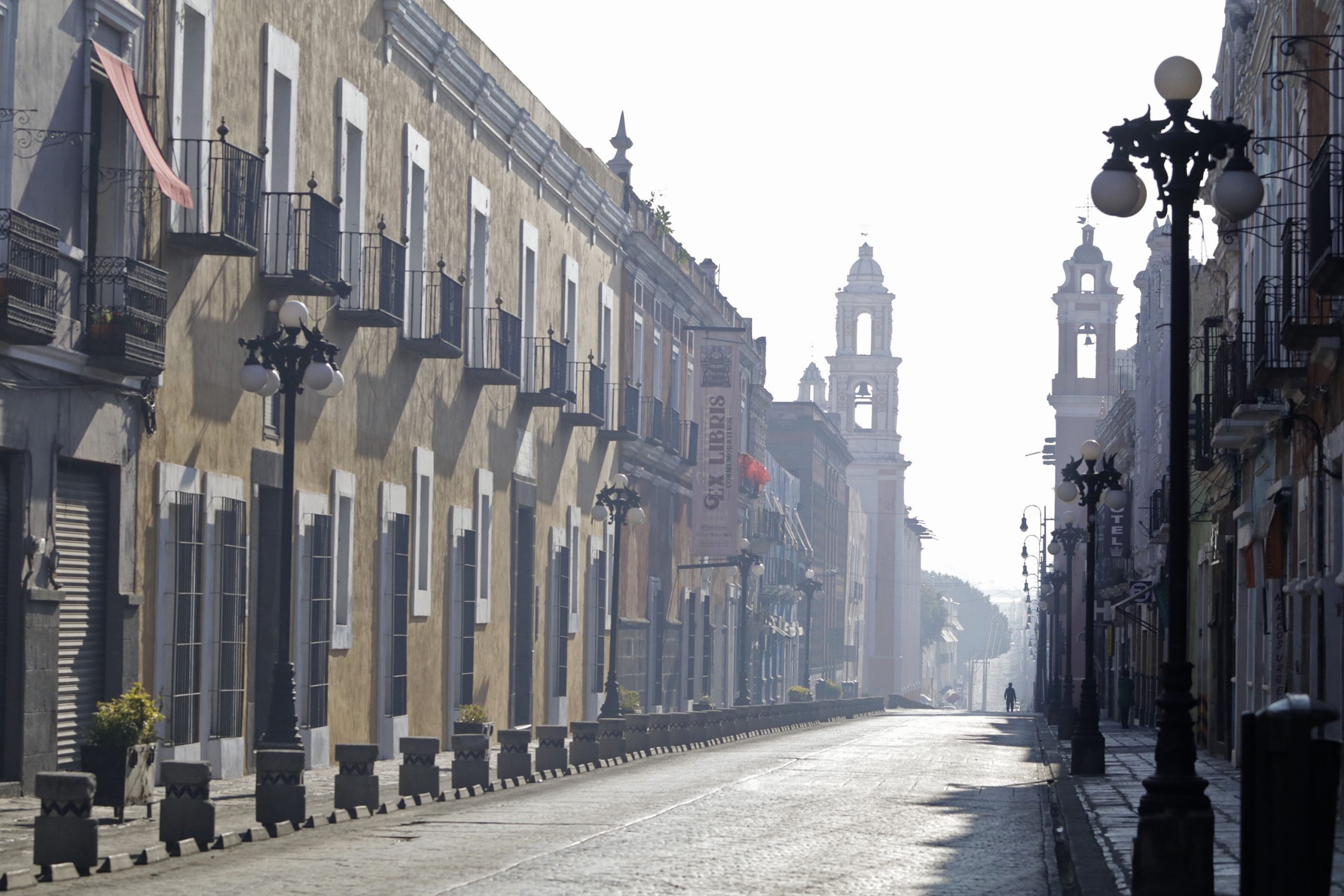 Entre vacío y tranquilidad amanece Puebla este 2022
