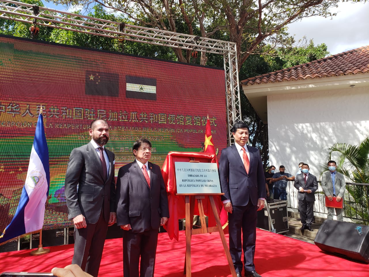 China reabrió su embajada en Nicaragua tras reanudar relaciones diplomáticas