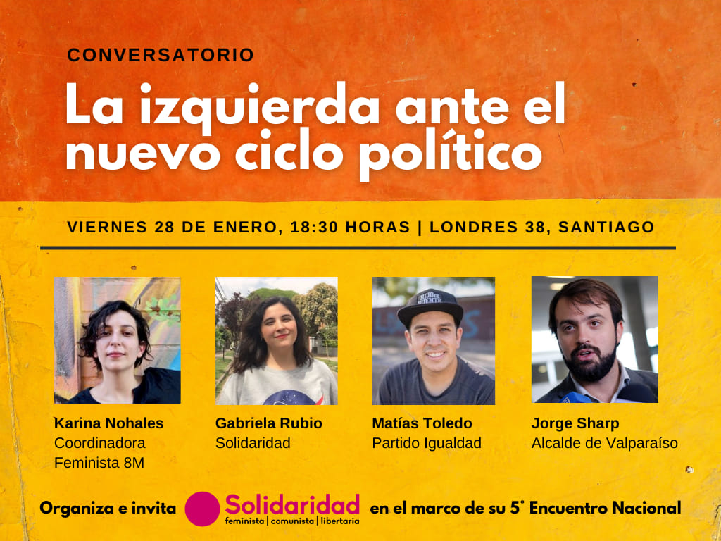 Invitan a reflexionar sobre el rol de la Izquierda en el Chile de hoy