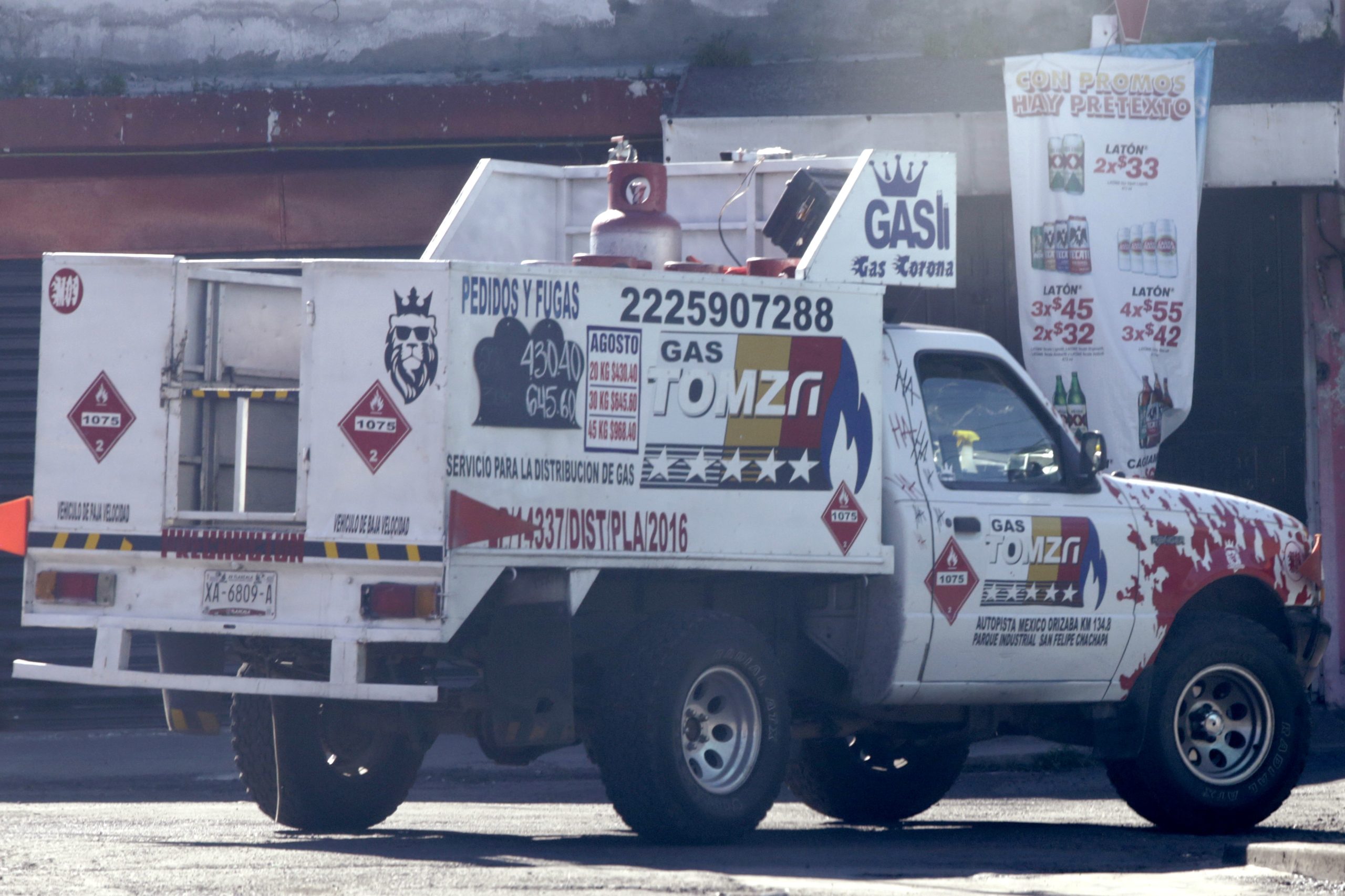 En Puebla sube nuevamente precio de gas LP, hasta 448 pesos por tanque