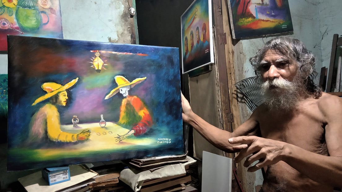 Macario Colombo, the Venezuelan painter who has lived closed off from the world for more than 50 years because of his creative will