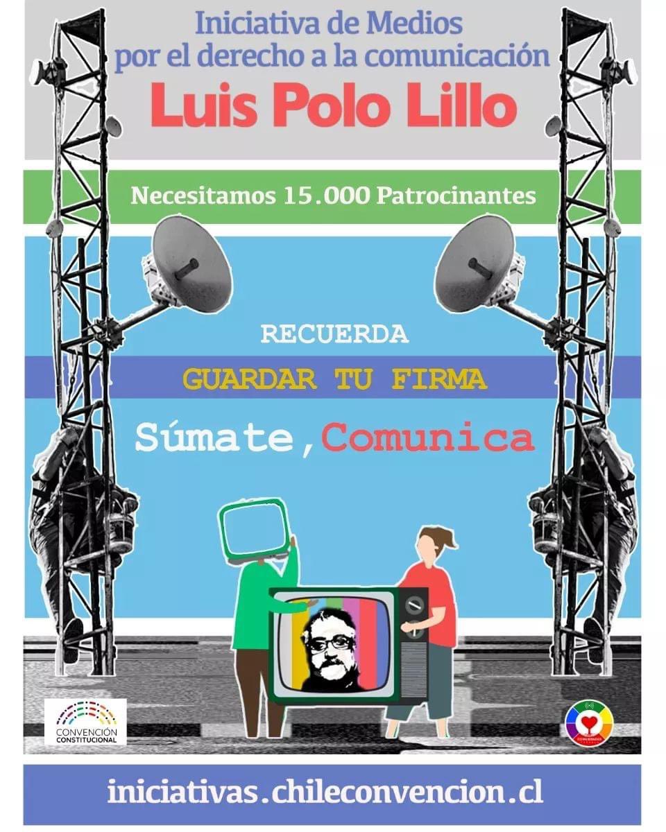 Más de 100 medios presentan iniciativa «Luis Polo Lillo» por el derecho a la comunicación en la nueva Constitución