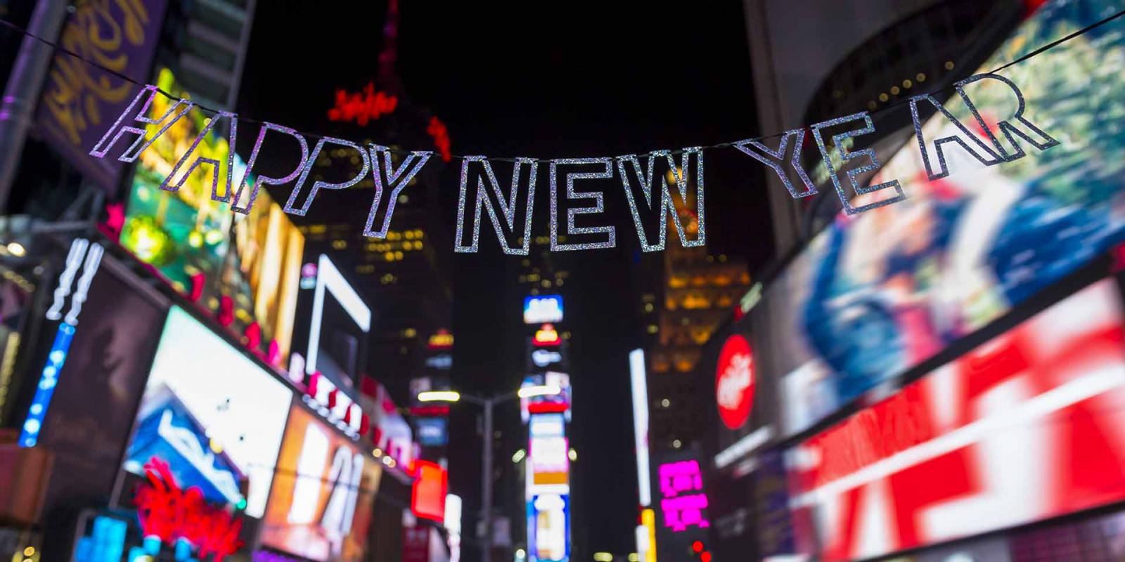 Tradicional despedida del año en Nueva York se cumplió con solo 15 mil personas