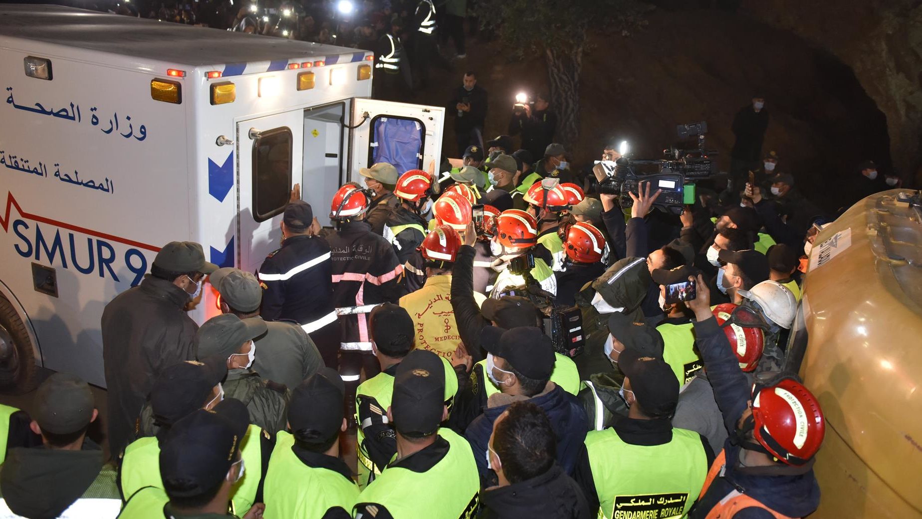 Rescataron sin vida el cuerpo de Rayan el niño marroquí que cayó en pozo de 32 metros
