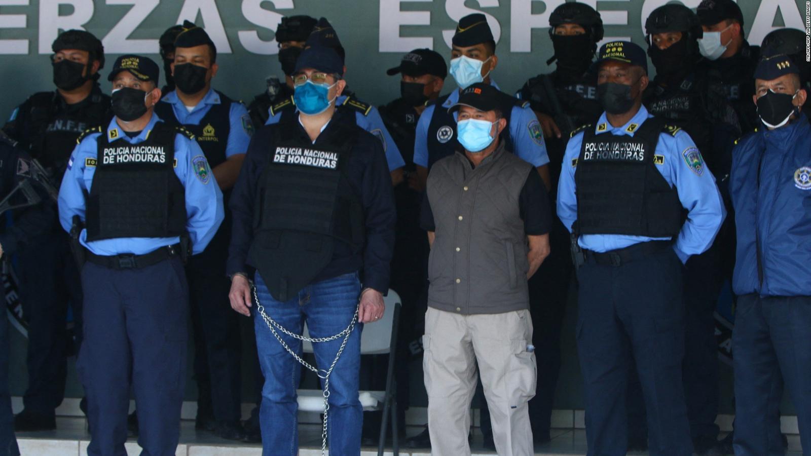 Policía hondureña detuvo a expresidente Juan Orlando Hernández para extradición a EE.UU.