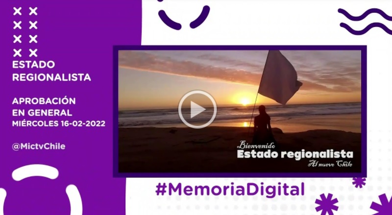 En marcha blanca MIC TV: Espacio de comunicación independiente desde la Convención
