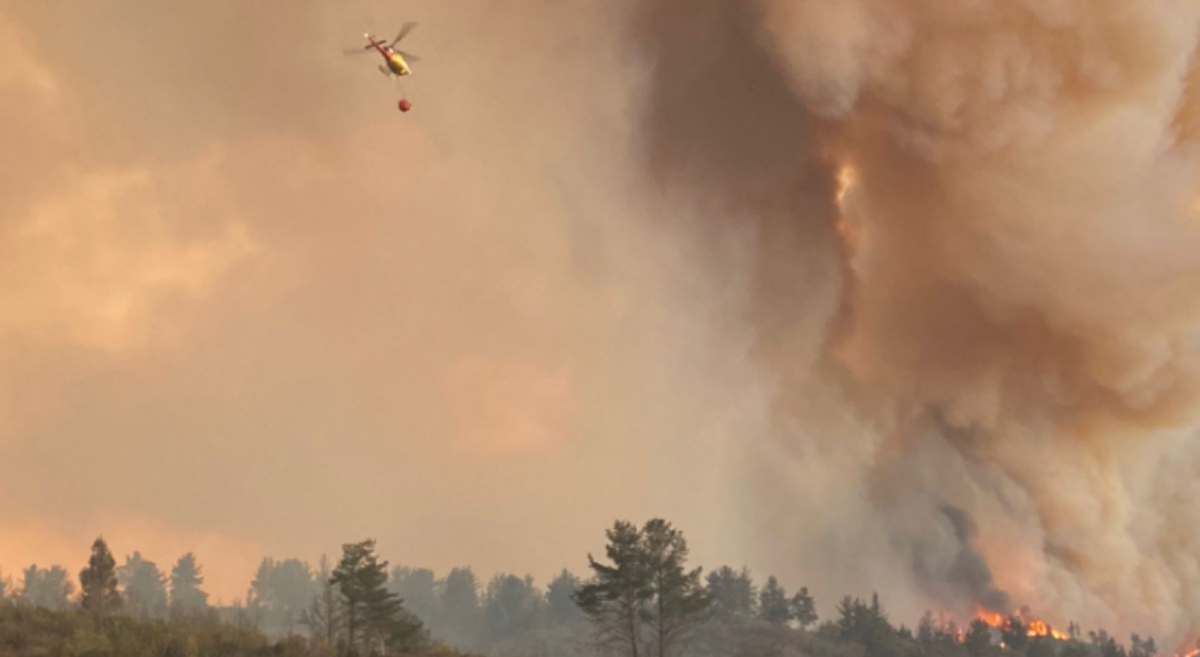 Declaran Alerta Roja en Valparaíso por grave incendio forestal
