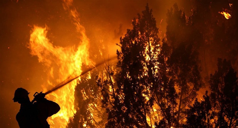 Arde el sur: Alerta Roja por Incendios forestales en diferentes comunas de Ñuble, Bio Bio y especialmente la Araucanía