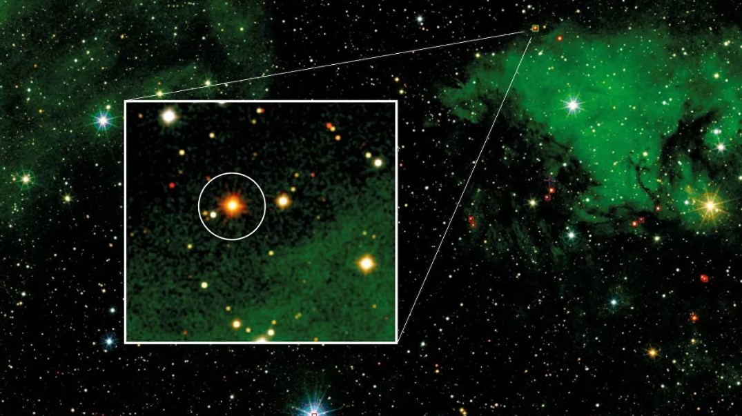 Detectan a una estrella azul supergigante viajando por la Vía Láctea