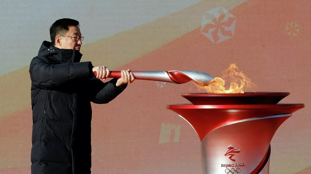 Da inicio el relevo de la antorcha de los Juegos de Invierno de Pekín 2022