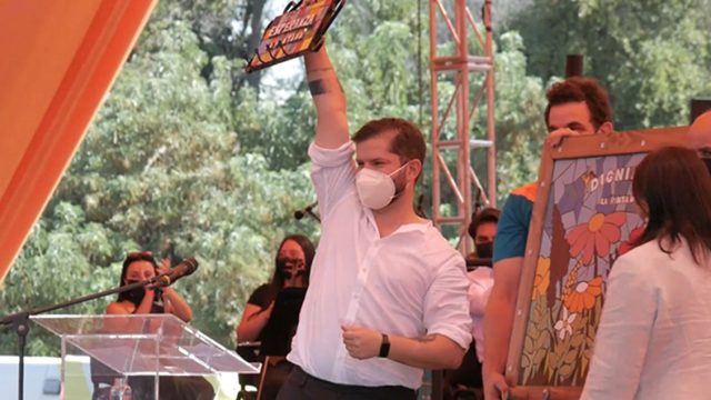 Boric en La Pintana