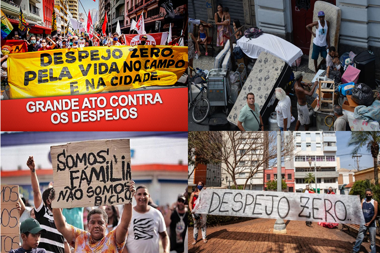 Movimientos populares de Brasil protestan contra los desalojos durante la pandemia
