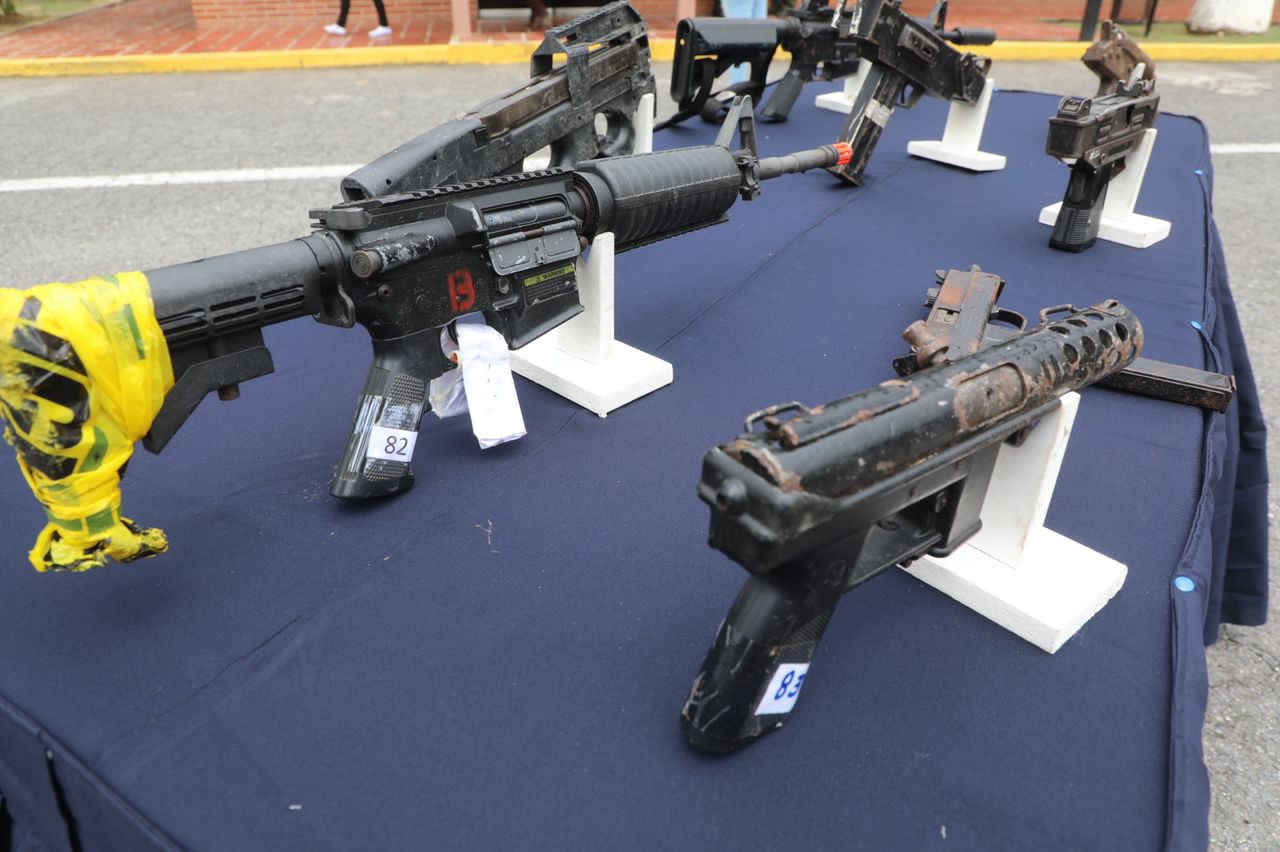 En Venezuela destruyeron 16.086 armas incautadas por la FANB y cuerpos de seguridad