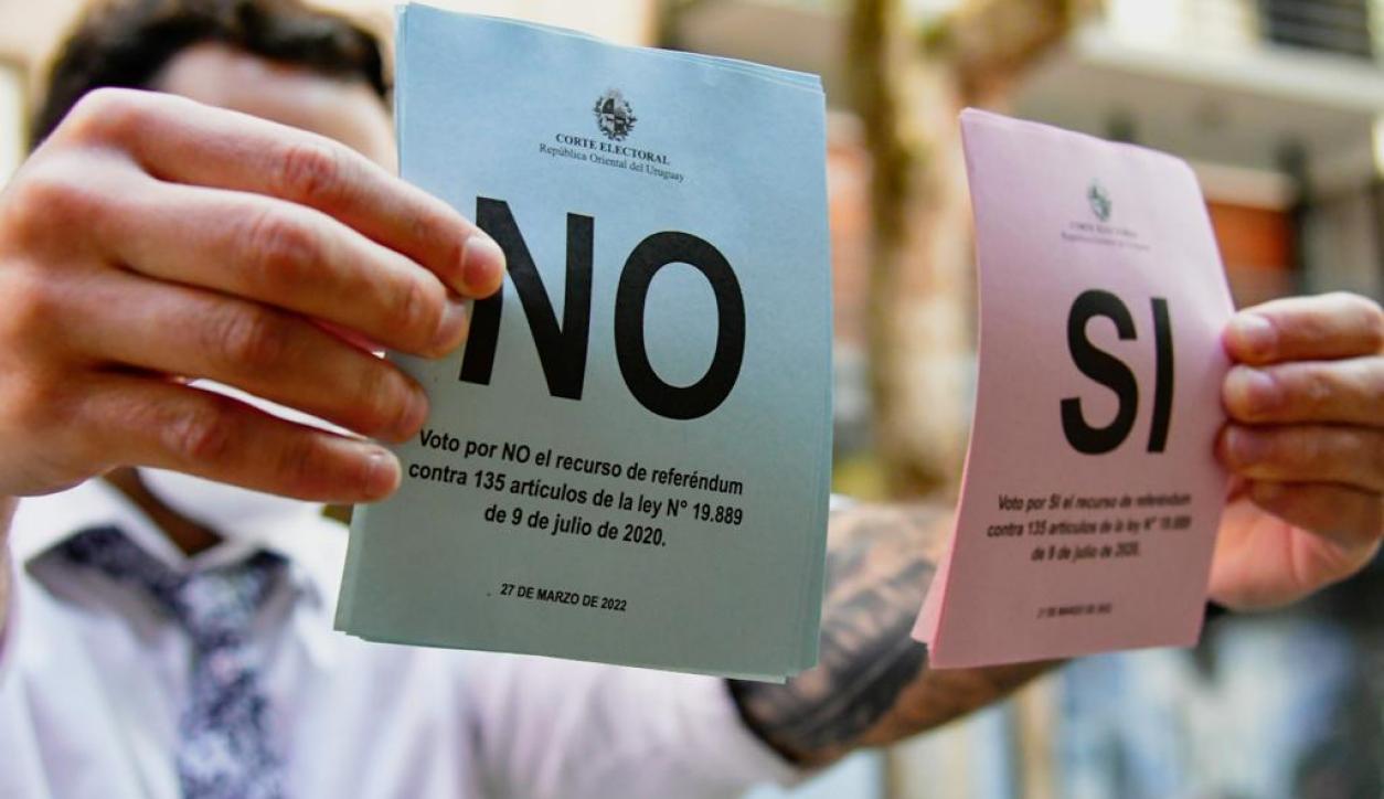 Uruguay vota este domingo en referéndum por la derogación parcial de la Ley Urgente de Consideración