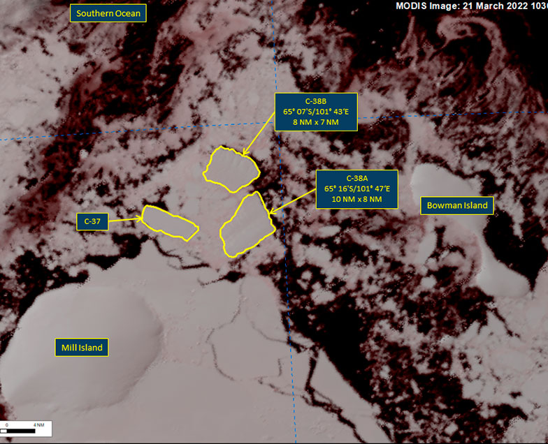 Captan desplome de gigantesca plataforma de hielo en la Antártica a solo días de registrarse un nuevo récord de calor en la zona