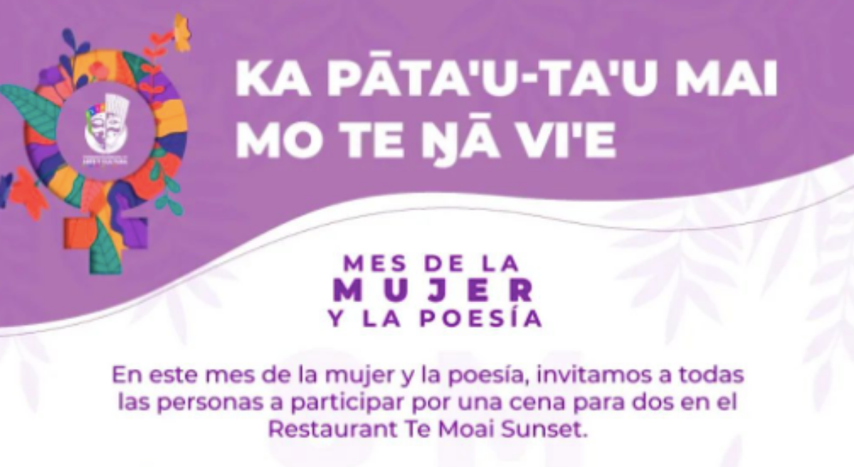 Concurso de poesía en Rapa Nui: Se podrá participar hasta este viernes