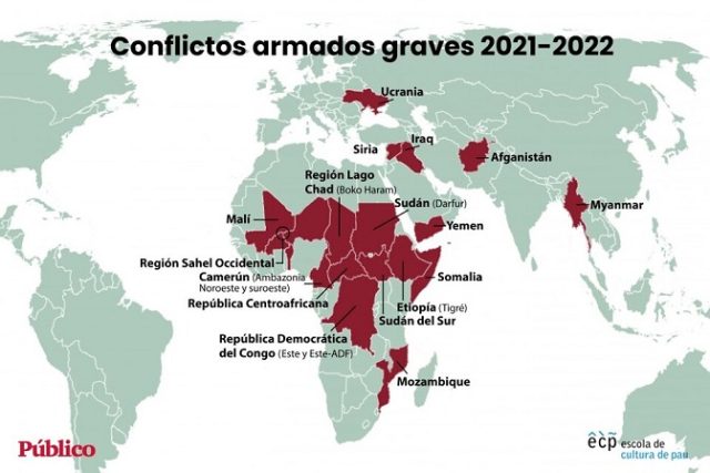El mundo en guerra más allá de Rusia – Ucrania: los 16 conflictos abiertos ante el olvido internacional