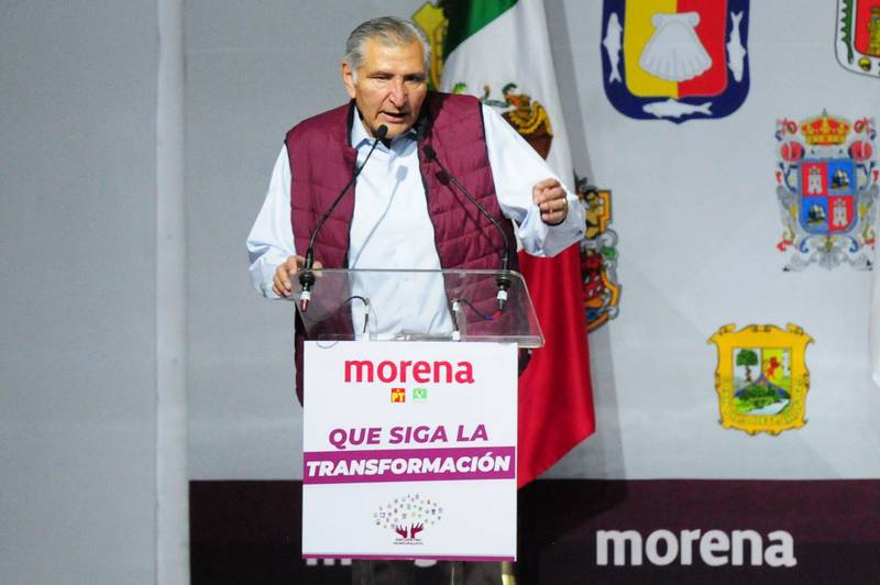 Adán Augusto López evade a la prensa tras medidas cautelares del INE