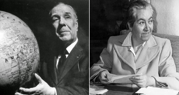 Los mensajes que dejaron Gabriela Mistral y Jorge Luis Borges para semana santa